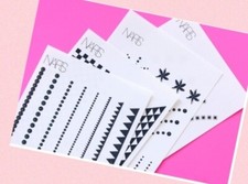 Nars Temporary Tattoo 4 Sheets New As Shown.