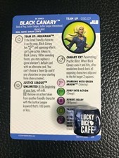 DC Heroclix Justice League Unlimited 030.07 Black Canary Team Up Card