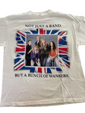 Def Leppard Rare  Vtg Adrenalize T-Shirt Not Just a Band But a Bunch of Wankers