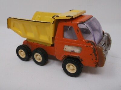 BUDDY L Small Dump Truck Orange and Yellow | eBay