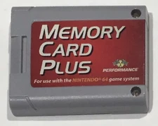 Nintendo 64 N64 Memory Card Plus Tested Working Controller PAK