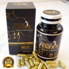 Double Maxx Premium 60 Capsules Enhance Sexual Performance Enlargement Authentic