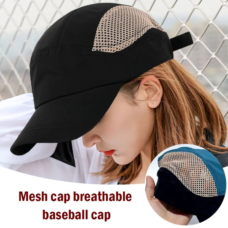 Quick Drying Waterproof Baseball Cap Mesh Cap Breathable Baseball Cap  Outdoor