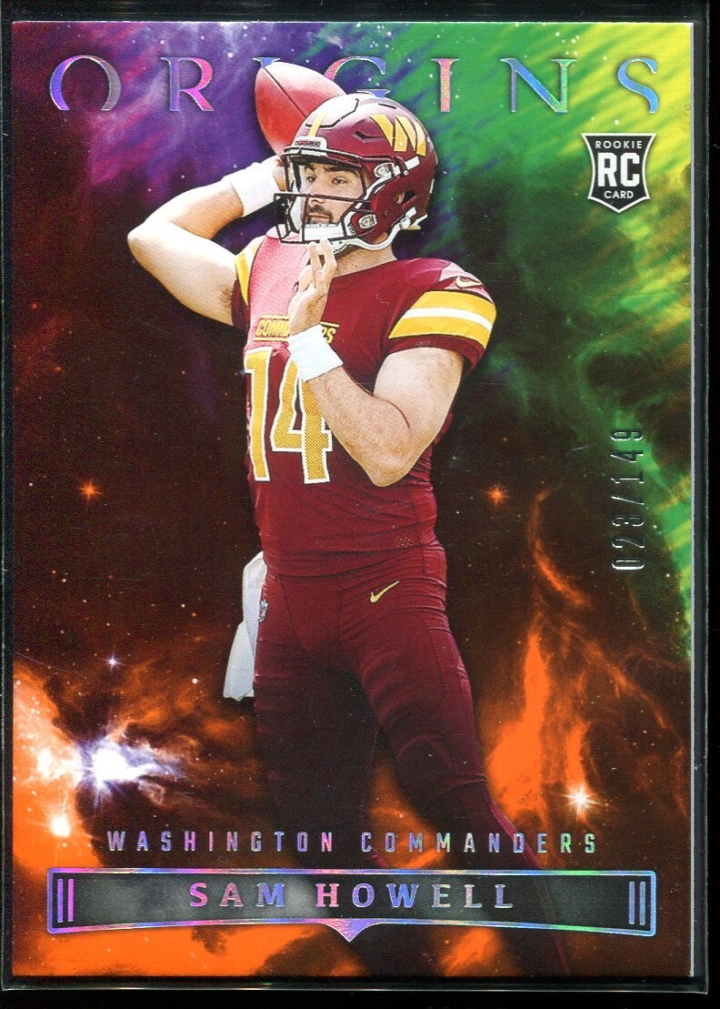 2022 Panini Origins Sam Howell #105 /149 RC Washington Commanders 