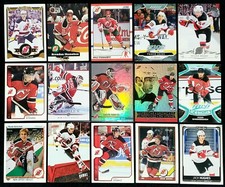 New Jersey Devils Vintage/Modern Hockey Card Lot - 30 RAW G/MINT - Holo/Inserts+