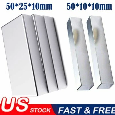 2in Big Block Neodymium Magnets Super Strong N52 Large Magnet Rare Earth LOT