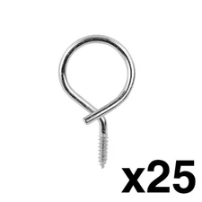 Skywalker 1-1/2" ID Bridle Wiring Rings to Secure Bundled Cable on Wood Surface