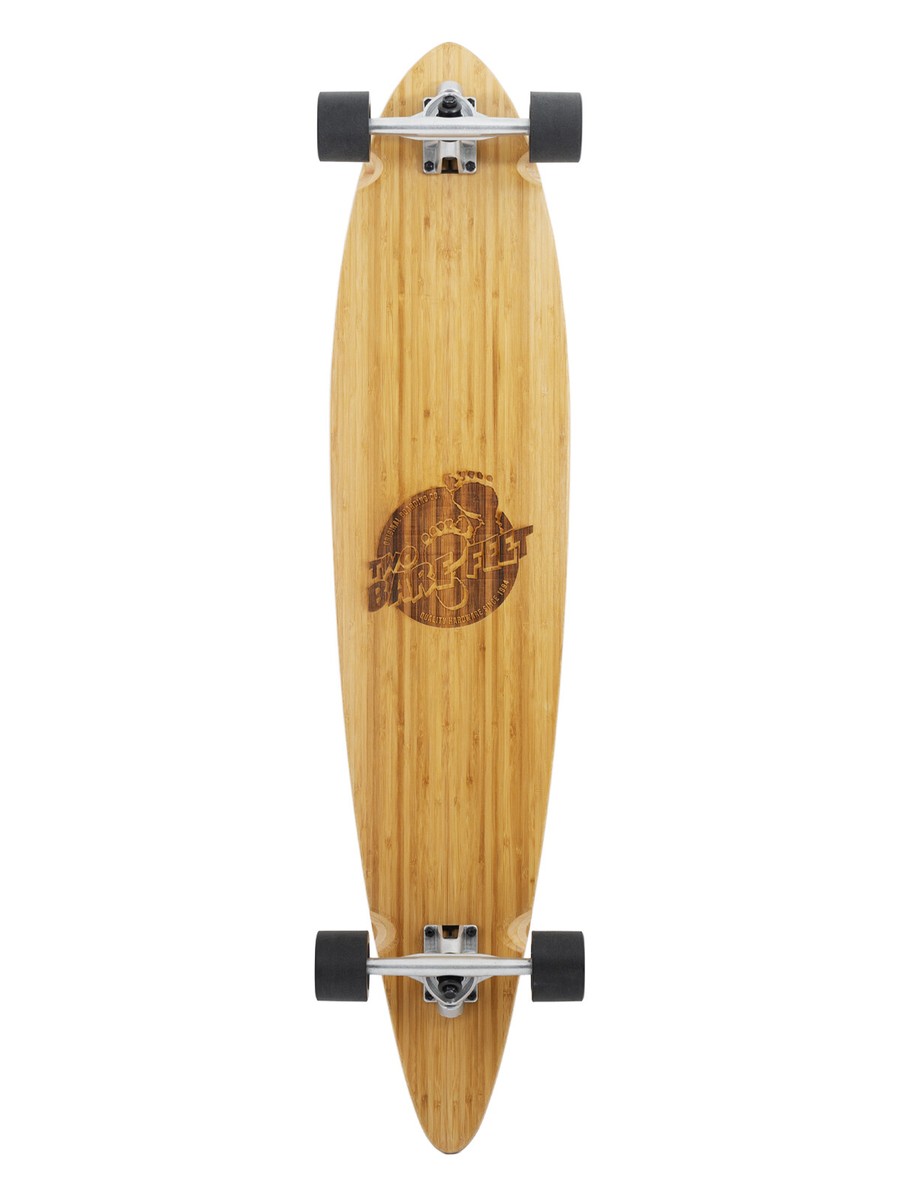 木製アイロン台　アメリカンカントリー　granpa's crafts USA Two Bare Feet 'Chuck' 44in Pintail Bamboo Premium Longboard