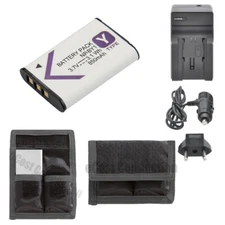 Travel Charger & 1 battery for Nikon EN-EL11 Nikon Coolpix S550 Coolpix S560