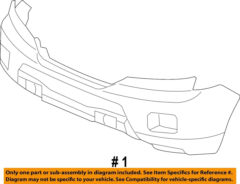 Used Front Bumper Assembly Front fits: 2009 Honda Pilot EX Front Grade A - Imagem 4 de 4