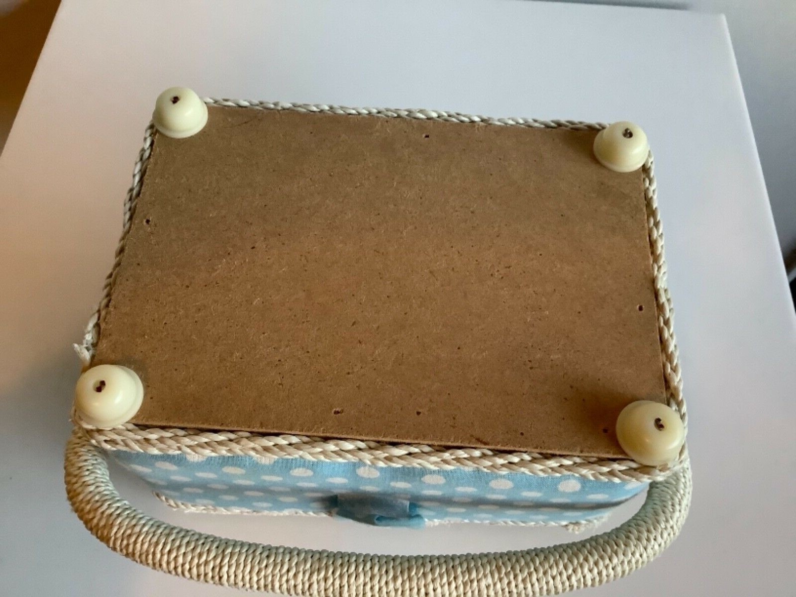Vintage Style Sewing Basket eBay
