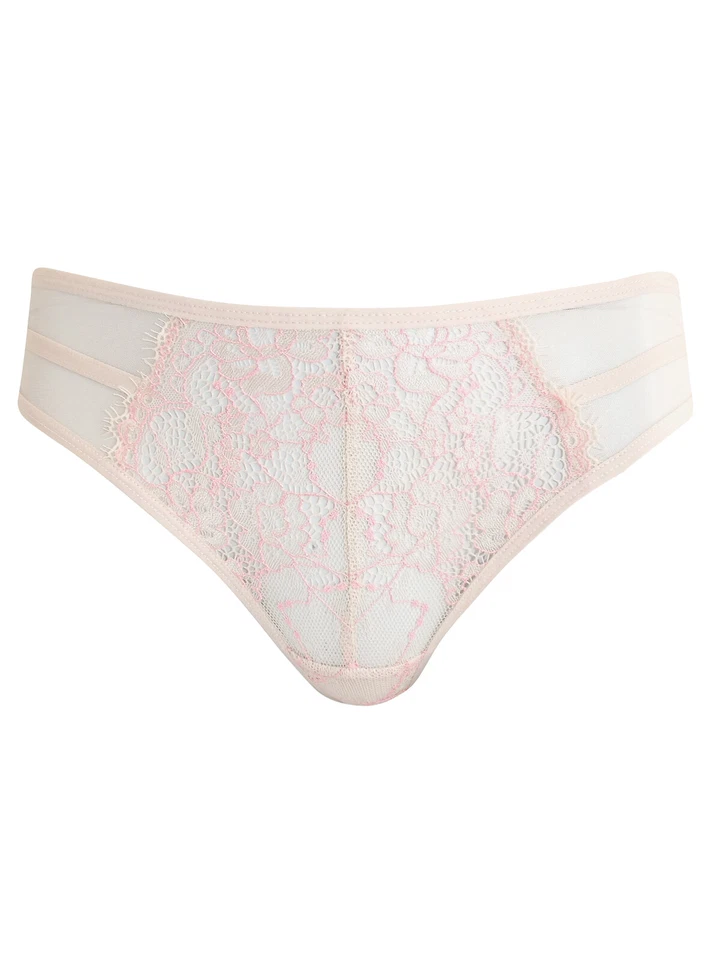 M&S NUDE Low Rise Lace Thong - Image 4 of 4