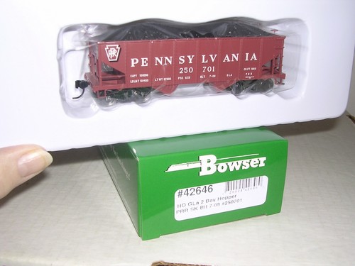 BOWSER #42646 P.R.R.Tolva de 2 bahías "Shadow Keystone" GLa #250701 H.O.1/87 | Zustand: New