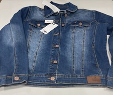 Lois- Womens Hailey Medium Wash Jean Jacket- Size M