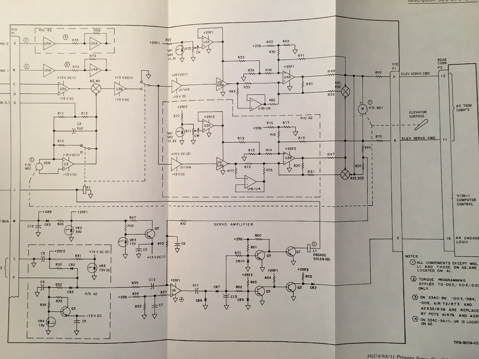 Manual de servicio Collins 334C-9/9A/11 y 334D-6 servos Foto 4 de 4