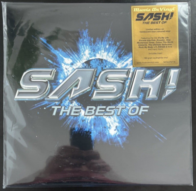 SASH THE BEST OF BLUE TRANSLUCENT VINYL 2LP LIMITED 180G IMPORT SEALED MINT