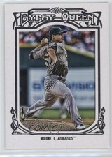 2013 Topps Gypsy Queen White Framed Tommy Milone #253 6x9