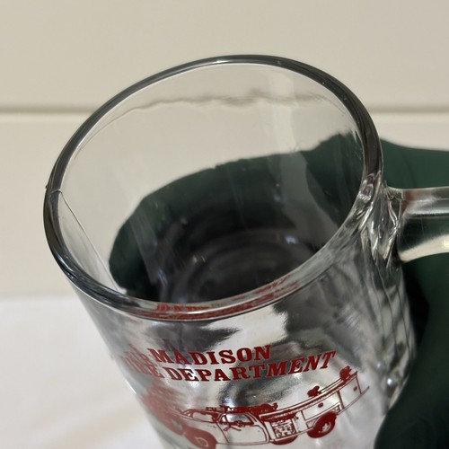 Mug en verre Madison Fire Department 1988 urgence une mini pompe mouillée - Photo 3/5
