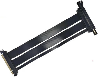30cm PCIe 4.0 X16 Riser Verlängerungskabel Verlängerung GPU geschirmt 180°/90° flexibel