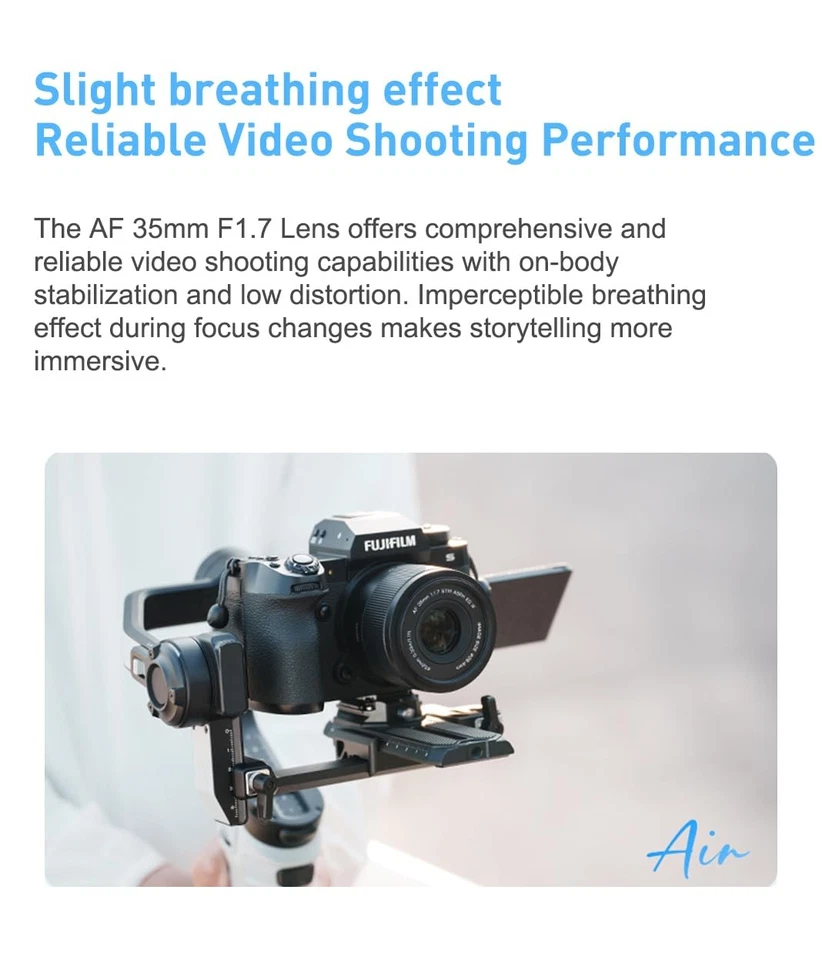 VILTROX 35mm f/1.7 X-Mount APS-C Fuji X-Mount Autofocus Lens, AF 35mm f/1.7 X Pr - Image 3 of 4