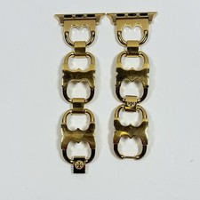 Tory Burch Gold Gemini Link Strap Apple Watch Strap 38mm 40mm 41mm TBS0013