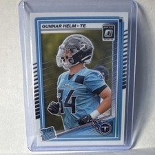 2025 Panini Donruss Optic Rated Rookie Gunnar Helm Titans #294