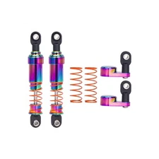 2Pcs Aluminum Big Bore Shocks Oil Damper with Offset Shock Cap for 1/10 RC Cr...