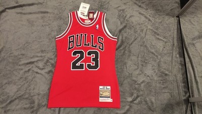 NBA Authentic Chicago Bulls Jordan Jersey Trikot Shirt Champion Mitchell & Ness