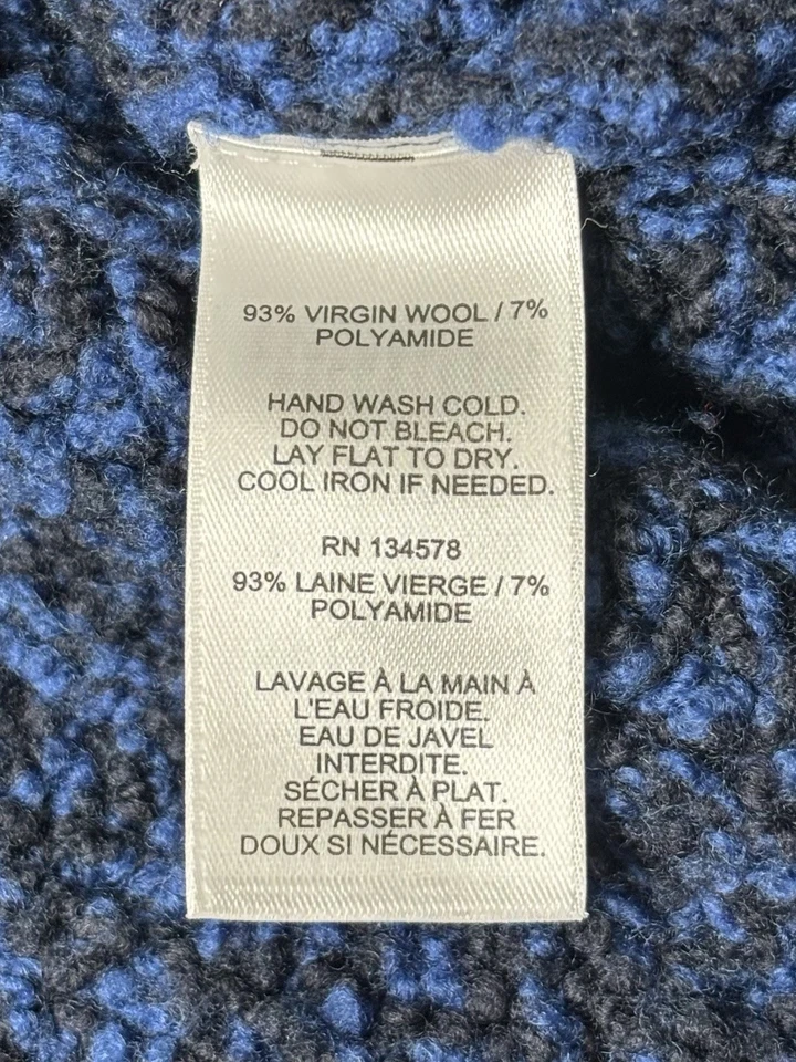 Vineyard Vines Sweater Women's XXS Virgin Wool Chunky Knit Mock Neck Pullover - Image 3 of 4