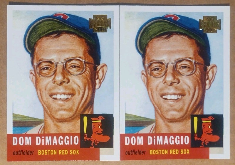 2001 TOPPS ARCHIVES #103 BOSTON RED SOX DOM DIMAGGIO [2] 1953 MINT 06561