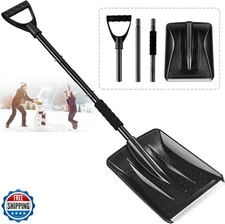 Snow Shovel for Car and Driveway, 42.5 Inch Foldable Lightweight 