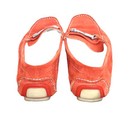 Calvin Klein Men’s Magnus Shoes Size 12 Suede Loafers Red Orange Horsebit  — photo 3