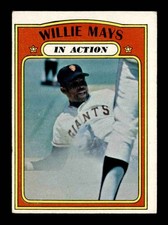 1972 Topps #50 Willie Mays IA GOOD X3704258