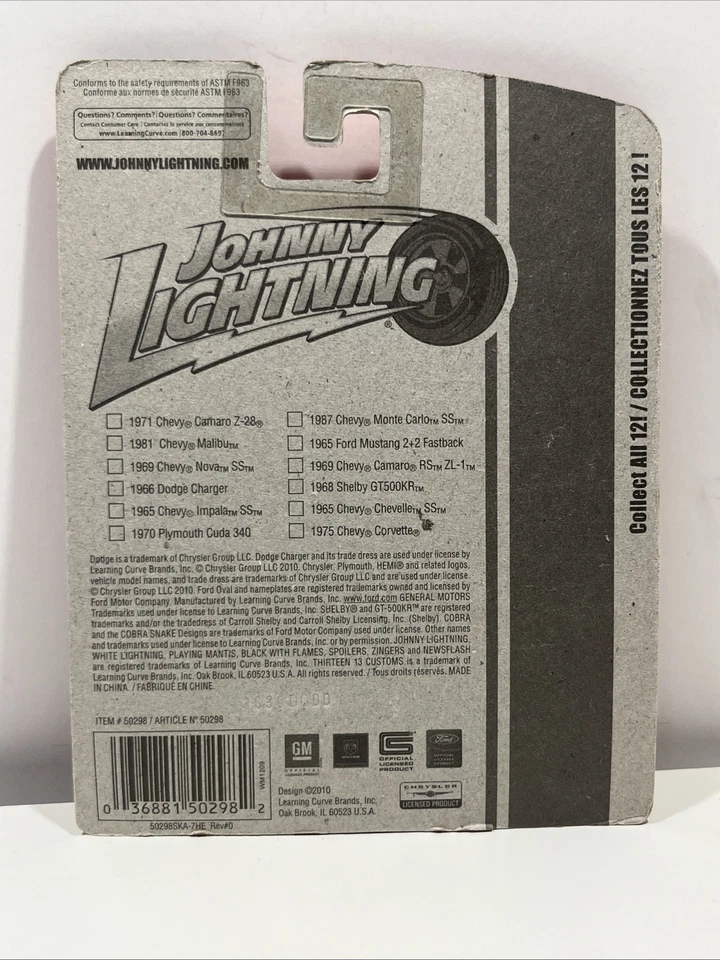 2010 Johnny Lightning 1/64 Purple 1981 Chevrolet Chevy Malibu G34 - Image 3 of 4