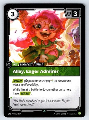 Allay, Eager Admirer Unleashed UNL 041/219 NM