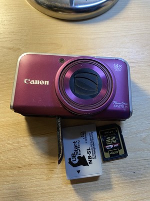 Canon PowerShot SX210 IS 14.1MP Digital Camera - Purple