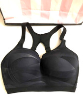 Victoria's Secret VSX Incredible Max Sports Bra Color Black Wave NWT