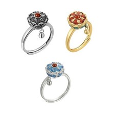 Spinner Rings Women Finger Ring Trend Rotatable Anti Stress Buddhism Ring Gift