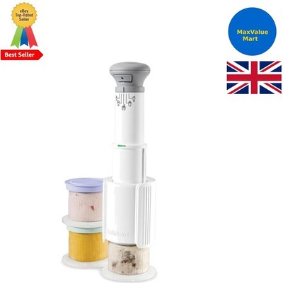 Cuisinart Freeze Wand  Eismaschine | Inklusive 3 x 240ml Desserttöpfe | 5...