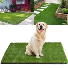 Artificial Grass Turf Outdoor, 1.77" Extra Thick 4FT x 6FT Fake Realistic Pet...