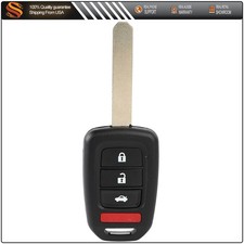 Remote Car Key Fob For Honda Accord Civic 2016 2017 2018 2019 2020 4 Buttons Remote Car Key Fob For Honda Accord Civic 2016 2017 2018 2019 2020 4 Buttons