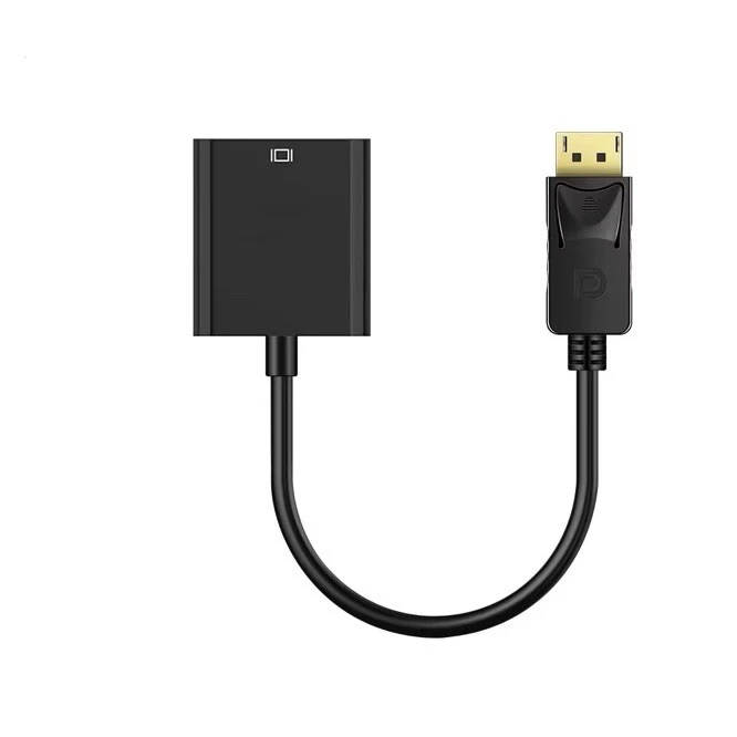 DisplayPort zu DVI Adapter 10cm DP auf DVI Konverter Kabel für Monitor Beamer PC - Bild 2 von 4