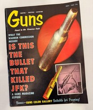 Guns Magazine May 1967 Bullet That Killed Jfk - Annie Oakley - Vtg - Vg Rare