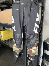 Fly Racing Rayce Bicycle Motorcycle Pant CA/NY Black/Camo size 34