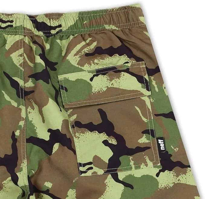 Bañador NEFF estándar de 9" de secado rápido con forro para hombre Foto 4 de 4