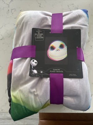 The Nightmare Before Christmas Throw Plaid Blanket (New with Tags)