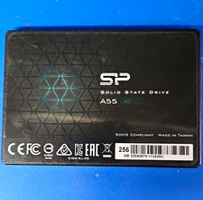 Silicon Power A55 256GB 2.5in SATA III Internal SSD 3D NAND Black PC/Laptop