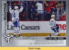 2021-22 Upper Deck Game Dated Moments Rookie /999 Michael Bunting #49 READ 5b7