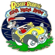 Prendedor giratorio de dibujos animados de Roger Rabbit 2009 Disneyland DLR 72309 Disney Toontown Boost