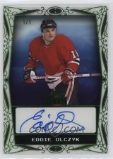 2024 Leaf Metal Legends Acetate Green Holo Eddie Olczyk autograph 1/1 auto